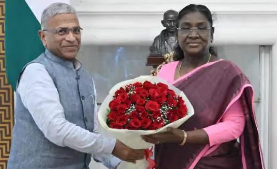 राष्ट्रपति द्रौपदी मुर्मू से मिले हरिवंश नारायण