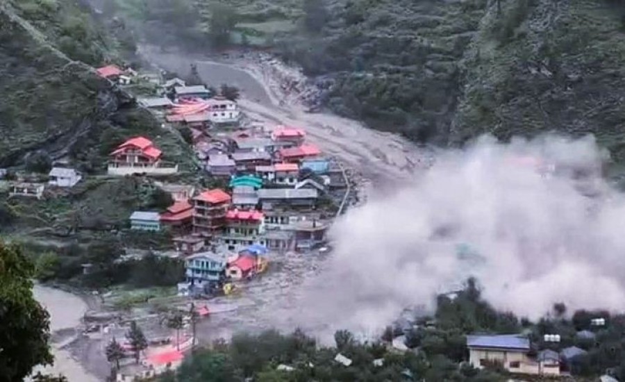 धराली गाँव से 190 लोगों को बचा लिया गया